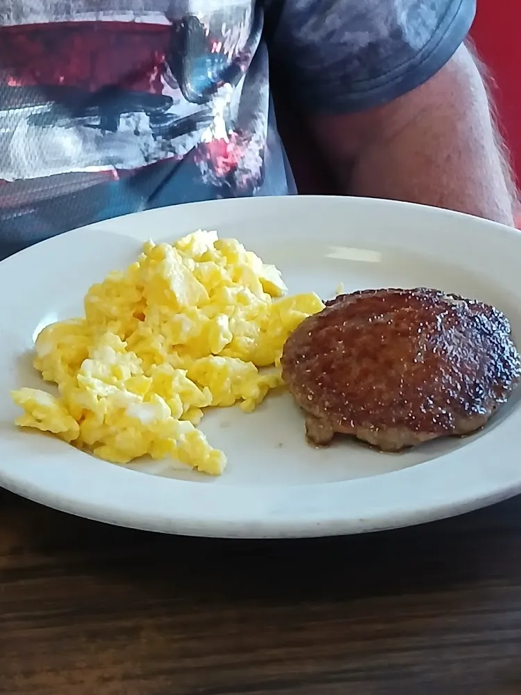 Eggs and Sausage Patties